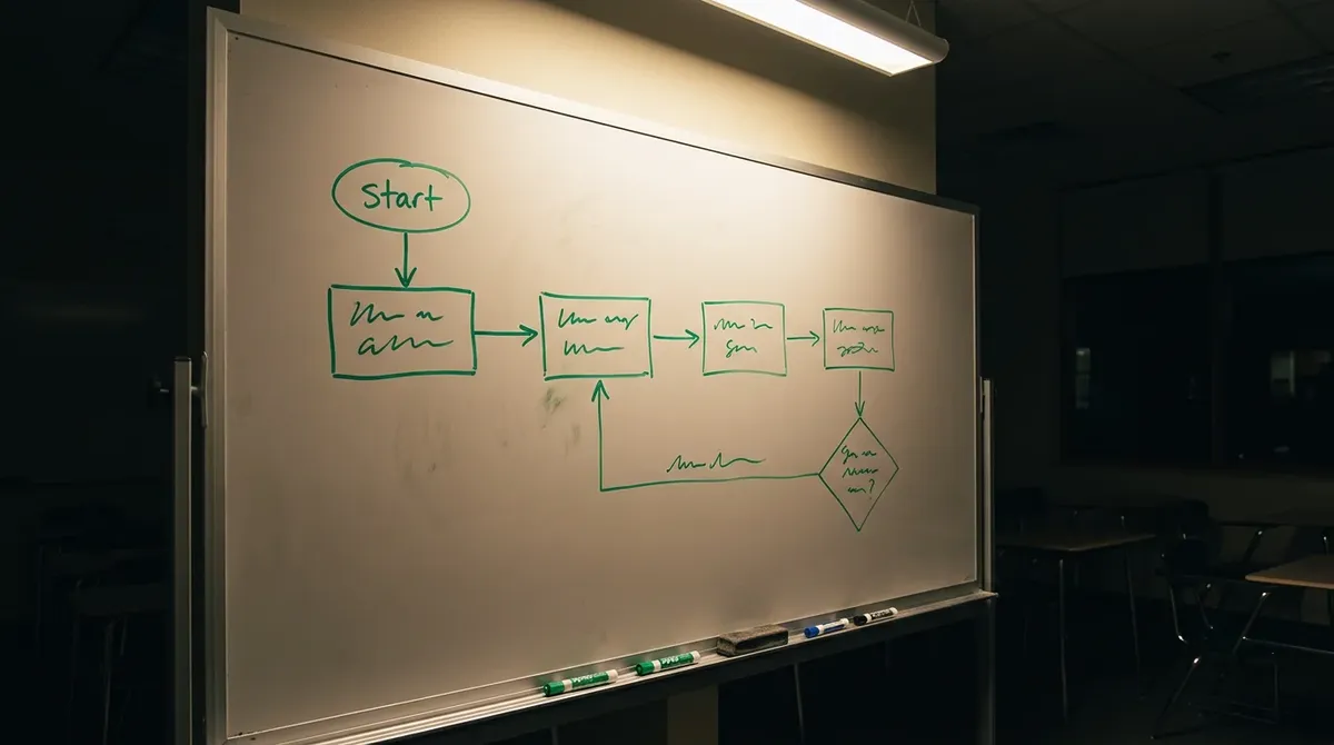 Miniatura: tablica z planem nauki i technologie